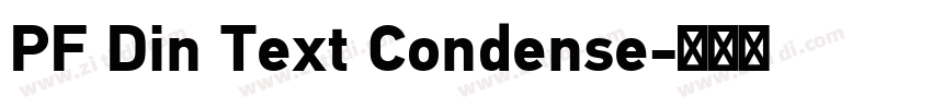 PF Din Text Condense字体转换